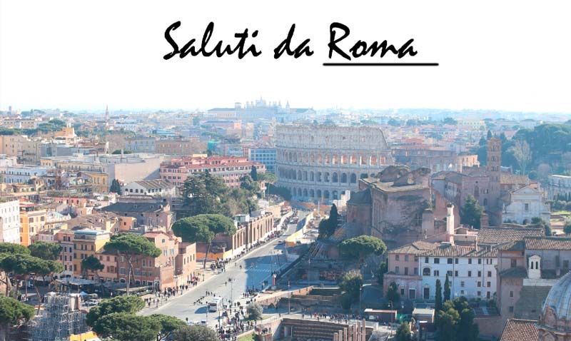 Saludos desde Roma